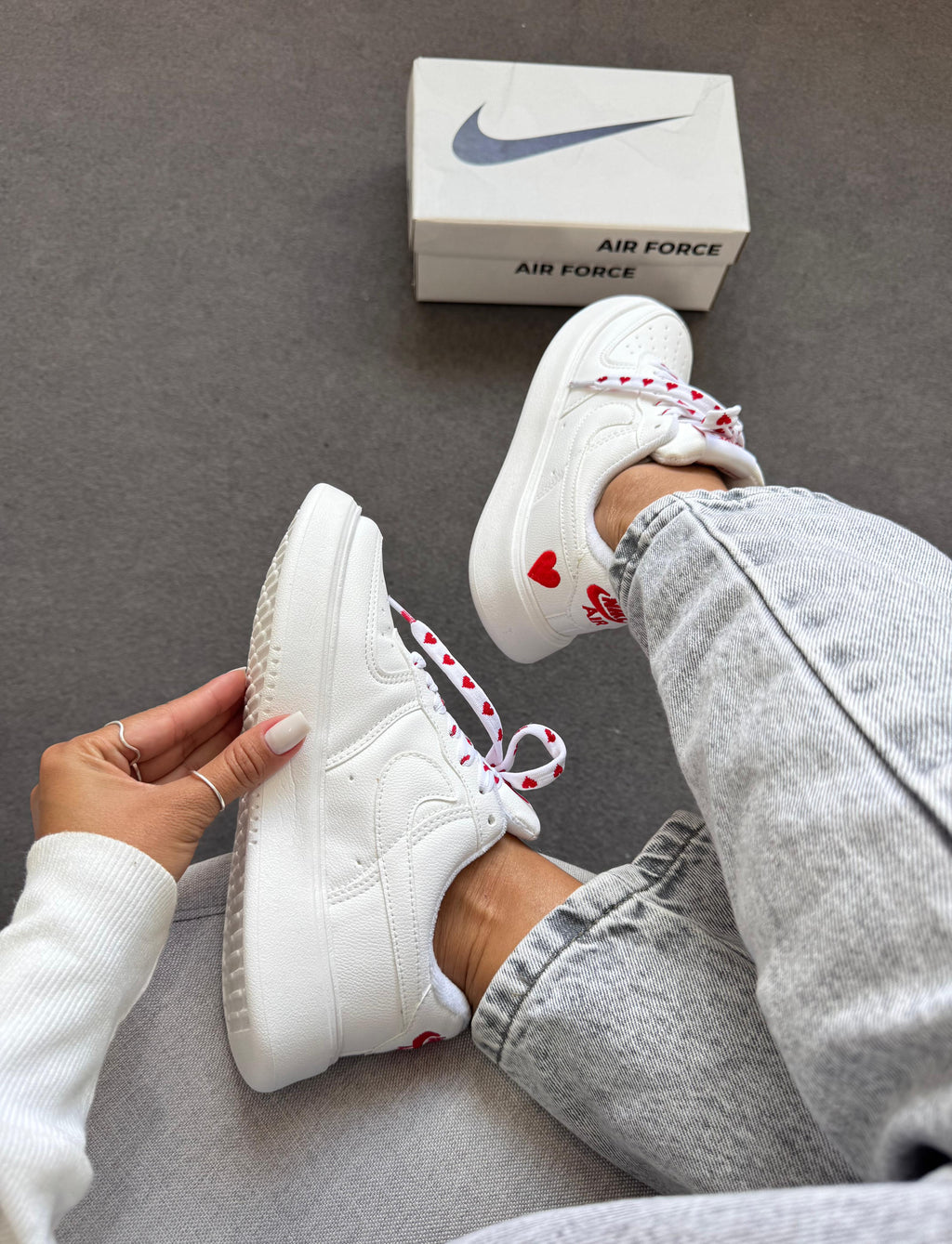 DropStreet Force 1 Branco Premium