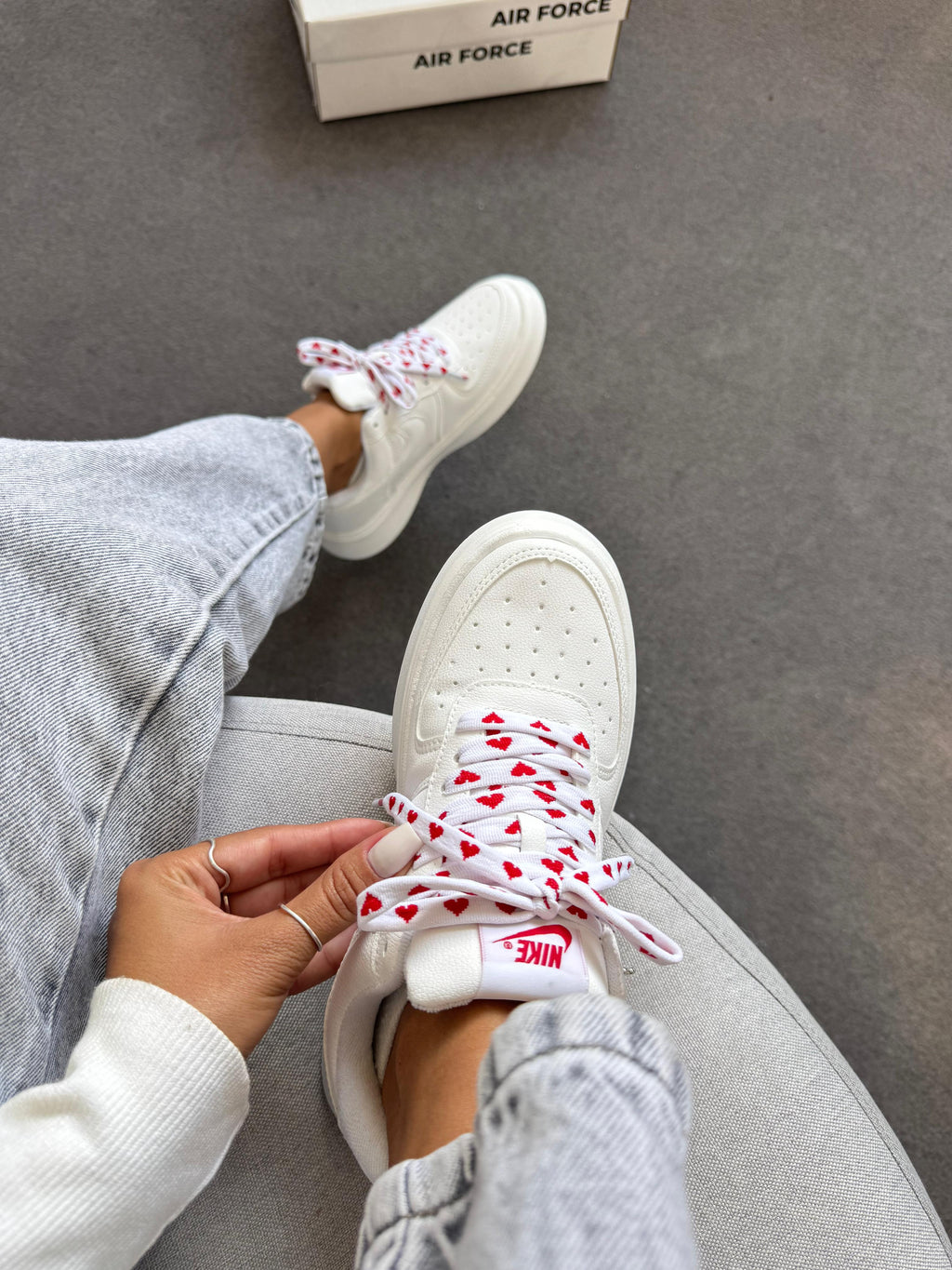 DropStreet Force 1 Branco Premium